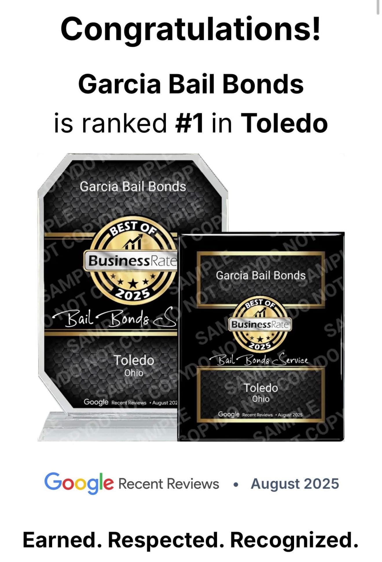 Best of BusinessRate 2025 — Bail Bonds Service Toledo